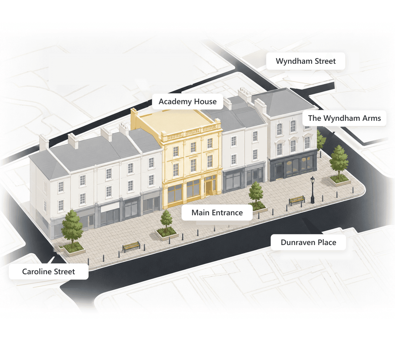 Academy House, 11 Dunraven Place, Bridgend